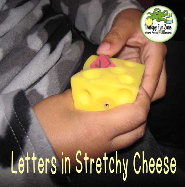 Practicing Letters and Finger Strengthening