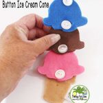 A Fun Summer Buttoning Ice Cream Cone