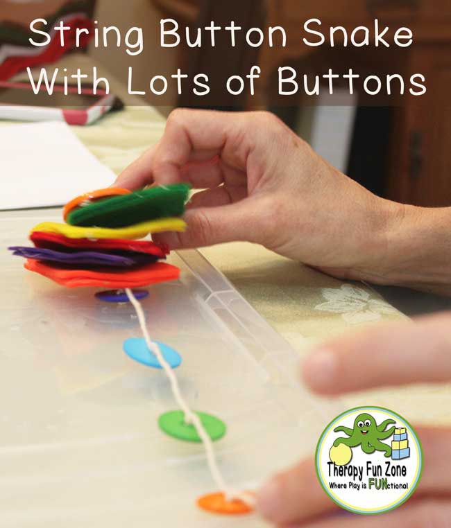 A Button Snake With Lots of Buttons