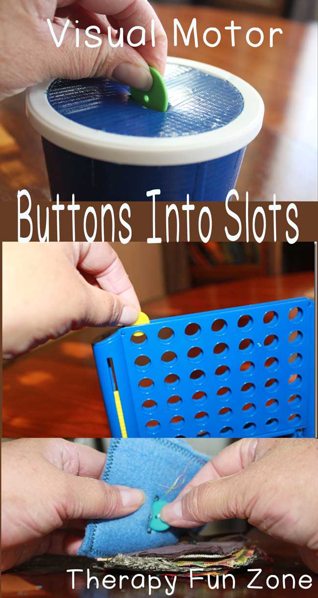 Activity to Teach Kids to Zip and Button