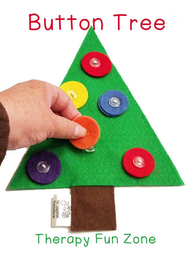 Button Felt Christmas Tree