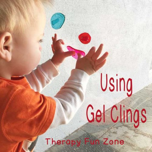 Using Gel Clings in Therapy Therapy Fun Zone