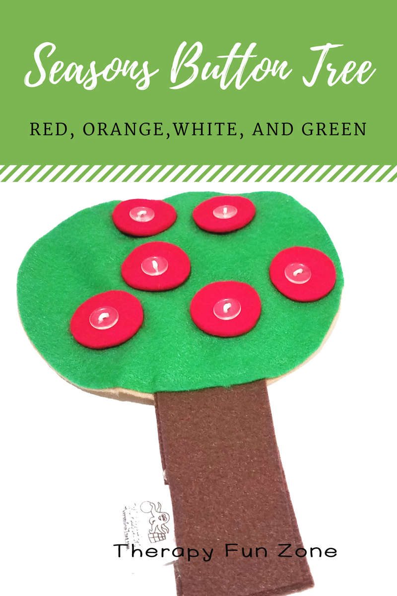 Button Apple Tree Craft - Rhythms of Play
