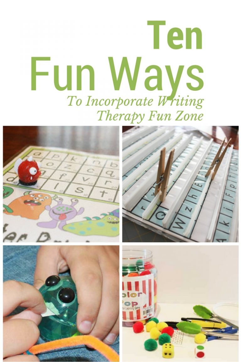10 Fun Ways to Incorporate Writing into Therapy