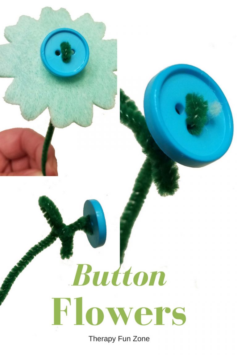 Make Button Flowers