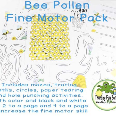 Bee Pollen Honey Fine Motor Pack - digital download