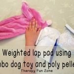 Make your own weighted lap pads