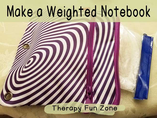Make a weighted notebook