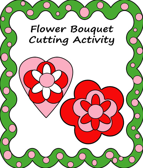 Flower bouquet free template