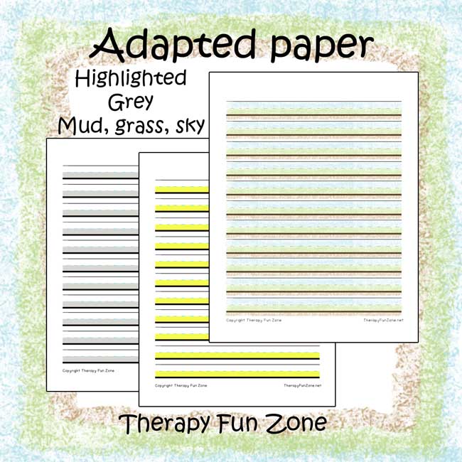 Handwriting Paper Printable - FREE - Your Therapy Source