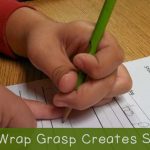 What is up with the ASD finger wrap pencil grasp?