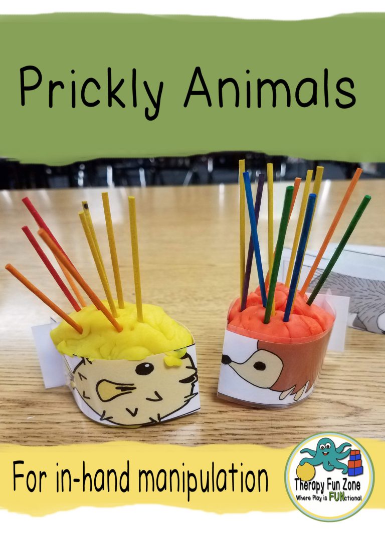 Prickly Animals for Fine Motor