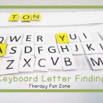 Finding your letters on a keyboard