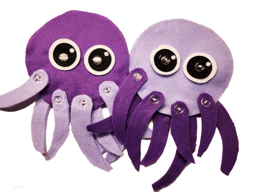 Adorable Purple Pompom & Pipe Cleaner Octopus Craft!