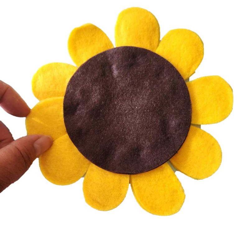 Summer button sunflower