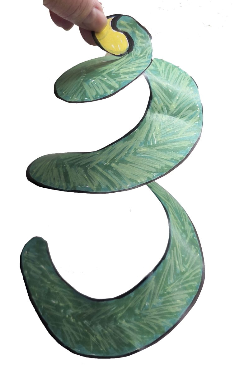 spiral christmas tree cutting