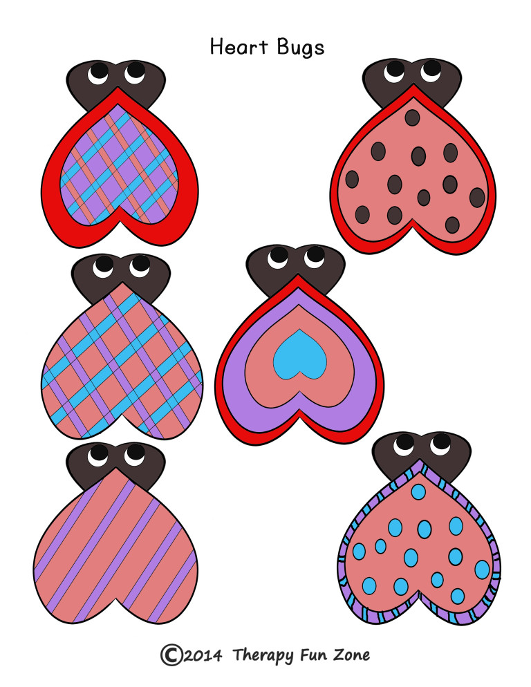 Heart Bugs and Caterpillars Therapy Fun Zone Community