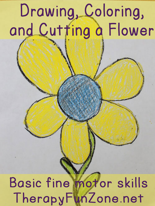 flower cutting template – Therapy Fun Zone Community